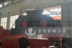 2PG1208液壓對輥破碎制砂機(jī)發(fā)貨圖片